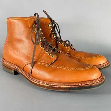 Alden Brown Leather Lace Up Boots