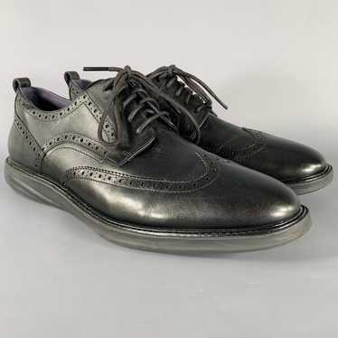 Cole Haan Black Wingtip Leather Derby Lace Up Sho… - image 1