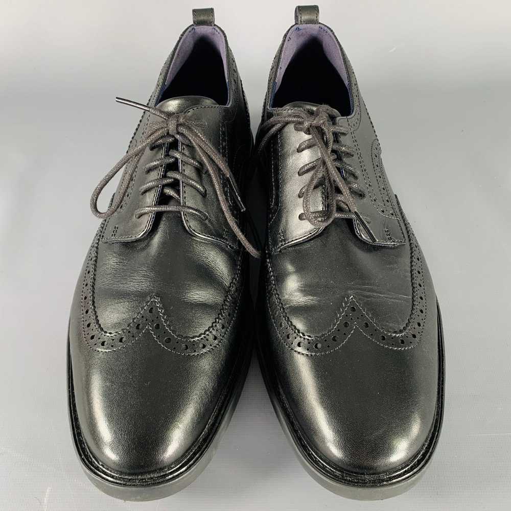 Cole Haan Black Wingtip Leather Derby Lace Up Sho… - image 4