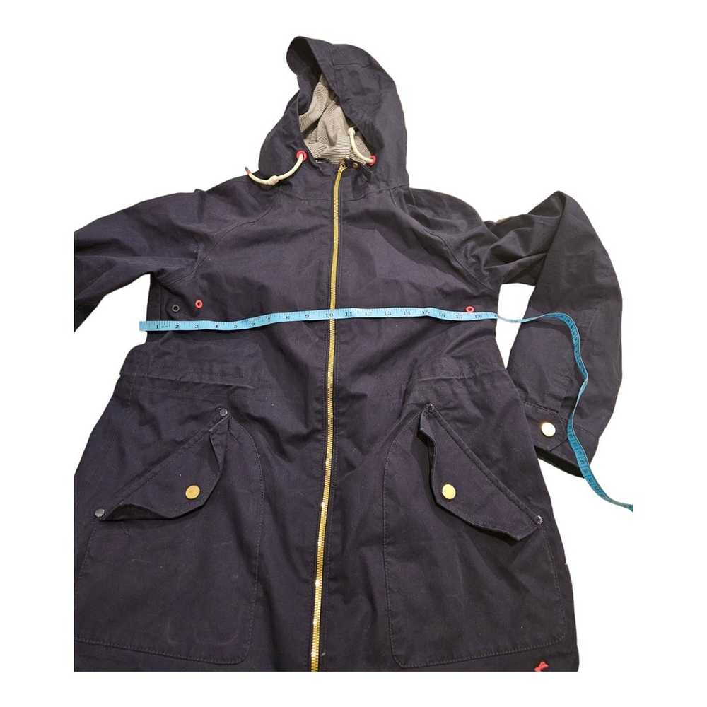 Joules Size 4 Blue Long Sleeve Hooded Raincoat - image 7