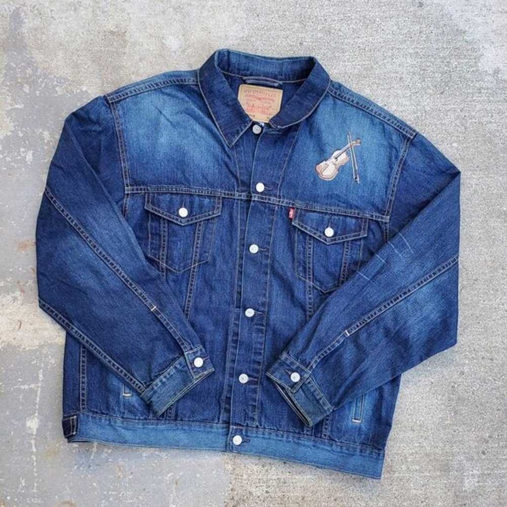 Vintage Levi's Denim Jean Button up Jacket - image 2