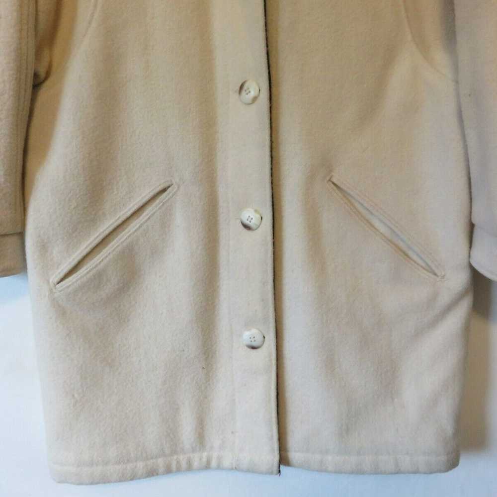 Vintage The Woolrich Woman Sz Small Off White/Ivo… - image 2