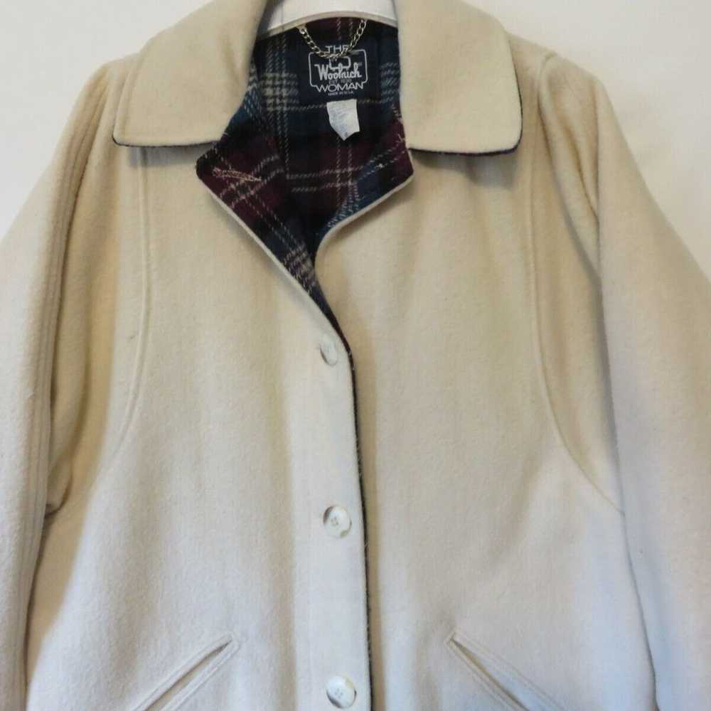 Vintage The Woolrich Woman Sz Small Off White/Ivo… - image 3