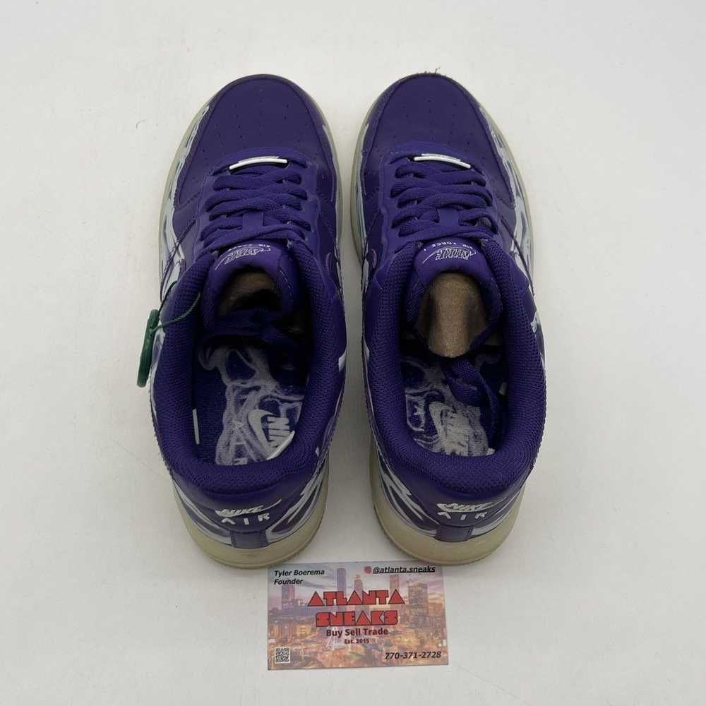 Nike Air Force 1 low purple skeleton - image 6