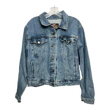 Harley Davidson Women’s Denim Jean Jacket Size La… - image 1