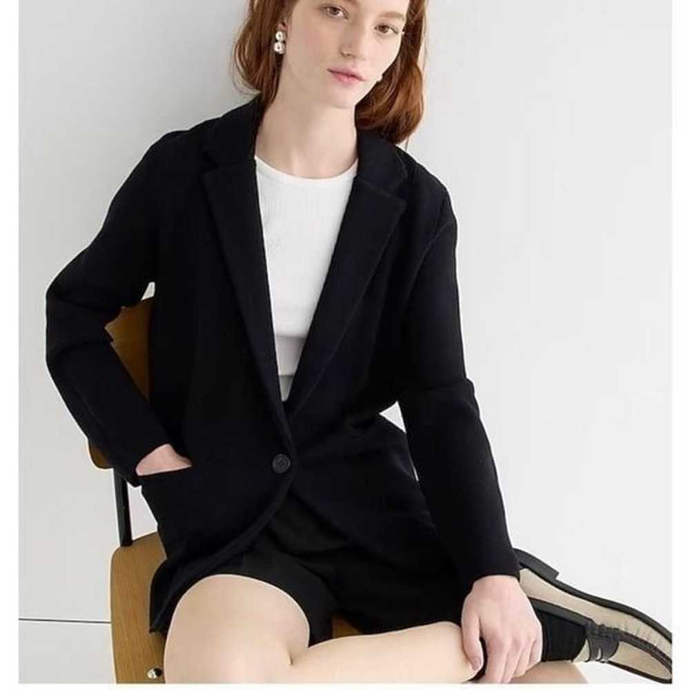 J. Crew Cecile Relaxed Sweater Blazer - image 1