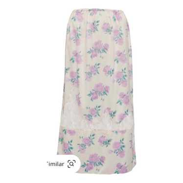 Love Shack Fancy Silk mid-length skirt - image 1