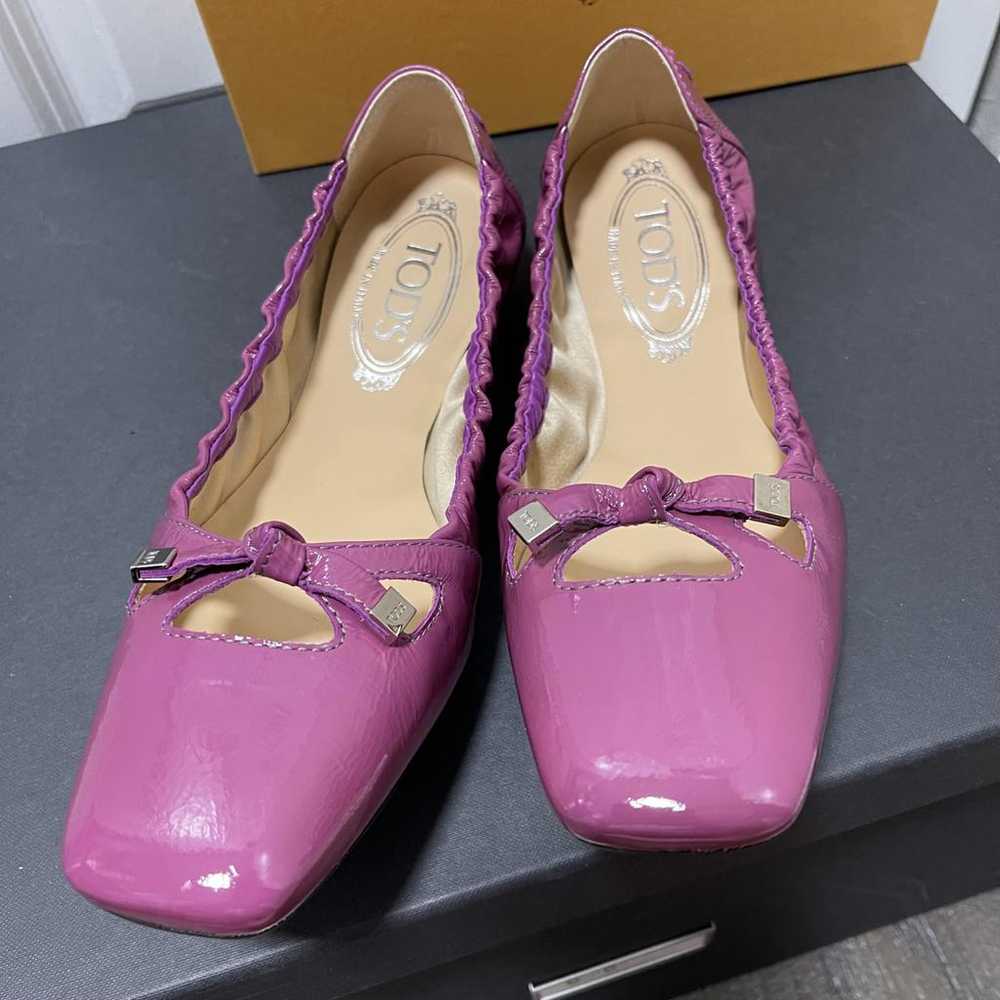 Tod's Patent leather ballet flats - image 4