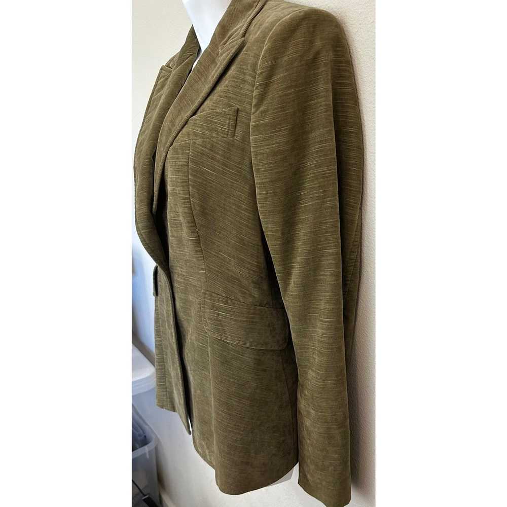 Costume national Green Velour One Button Blazer S… - image 3