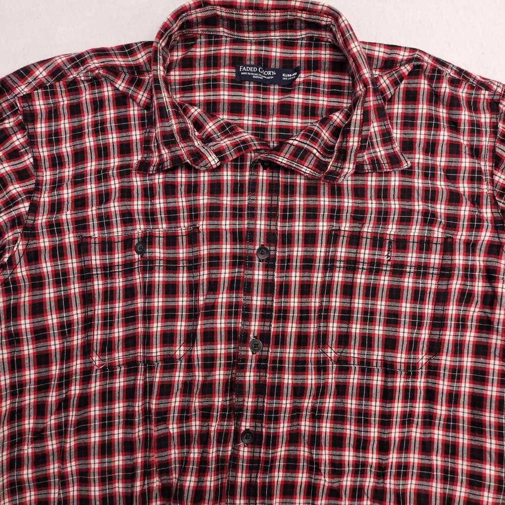 Faded Glory Faded Glory Tartan Flannel Shirt Men … - image 1