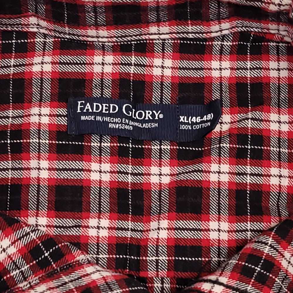 Faded Glory Faded Glory Tartan Flannel Shirt Men … - image 3