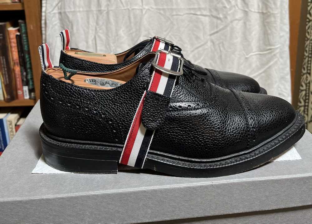 Thom Browne Pebbled Oxford Brogues with Signature… - image 1