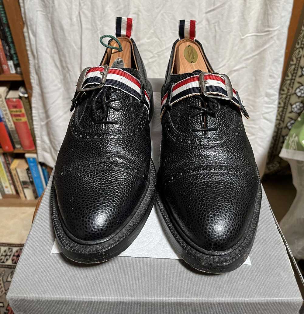 Thom Browne Pebbled Oxford Brogues with Signature… - image 2