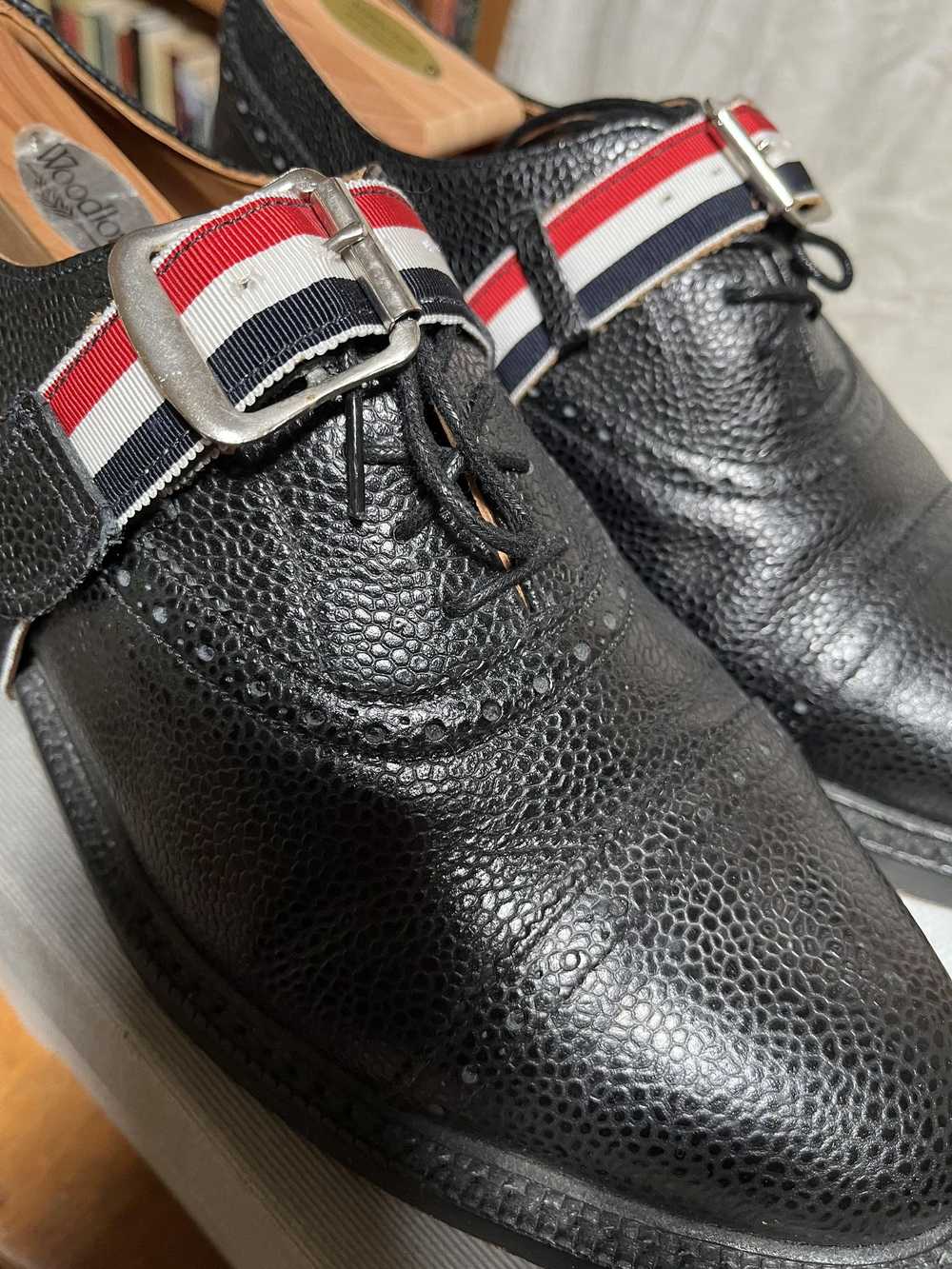 Thom Browne Pebbled Oxford Brogues with Signature… - image 3