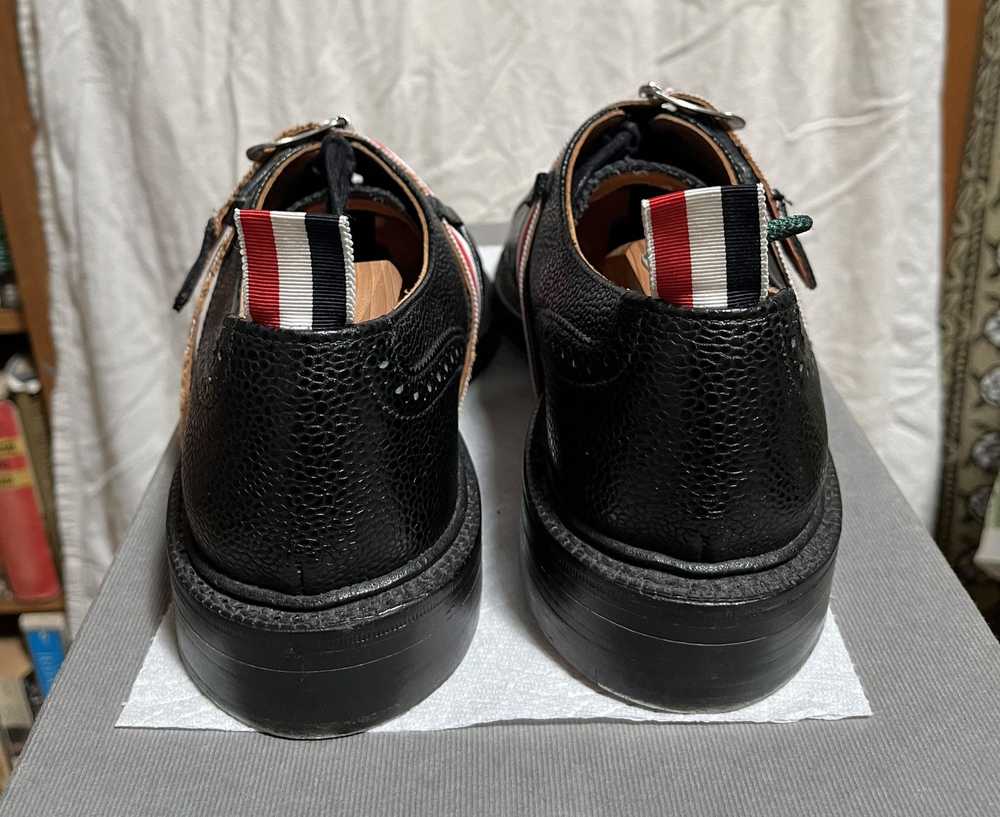 Thom Browne Pebbled Oxford Brogues with Signature… - image 4