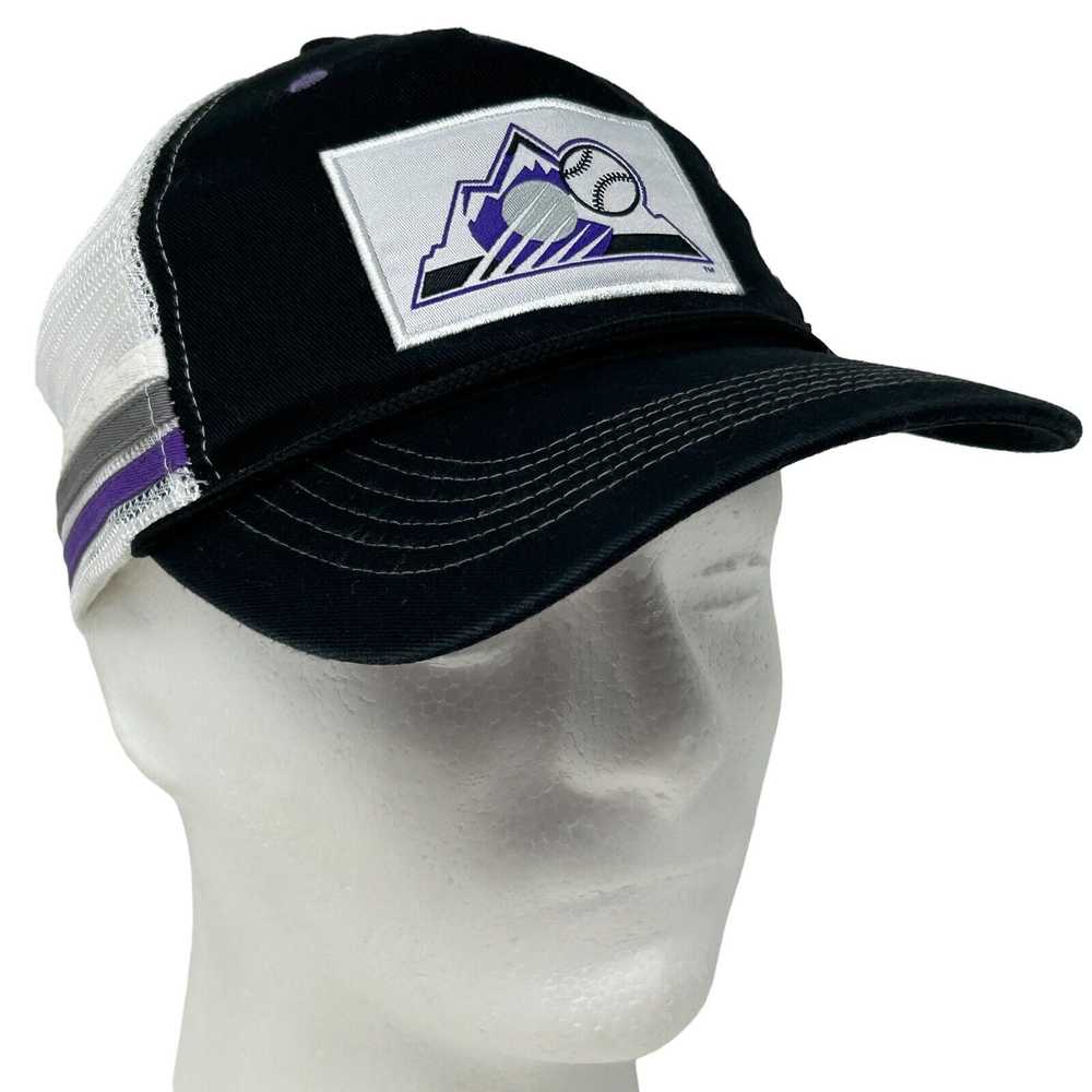 Other Colorado Rockies Trucker Hat Black MLB 3 St… - image 1