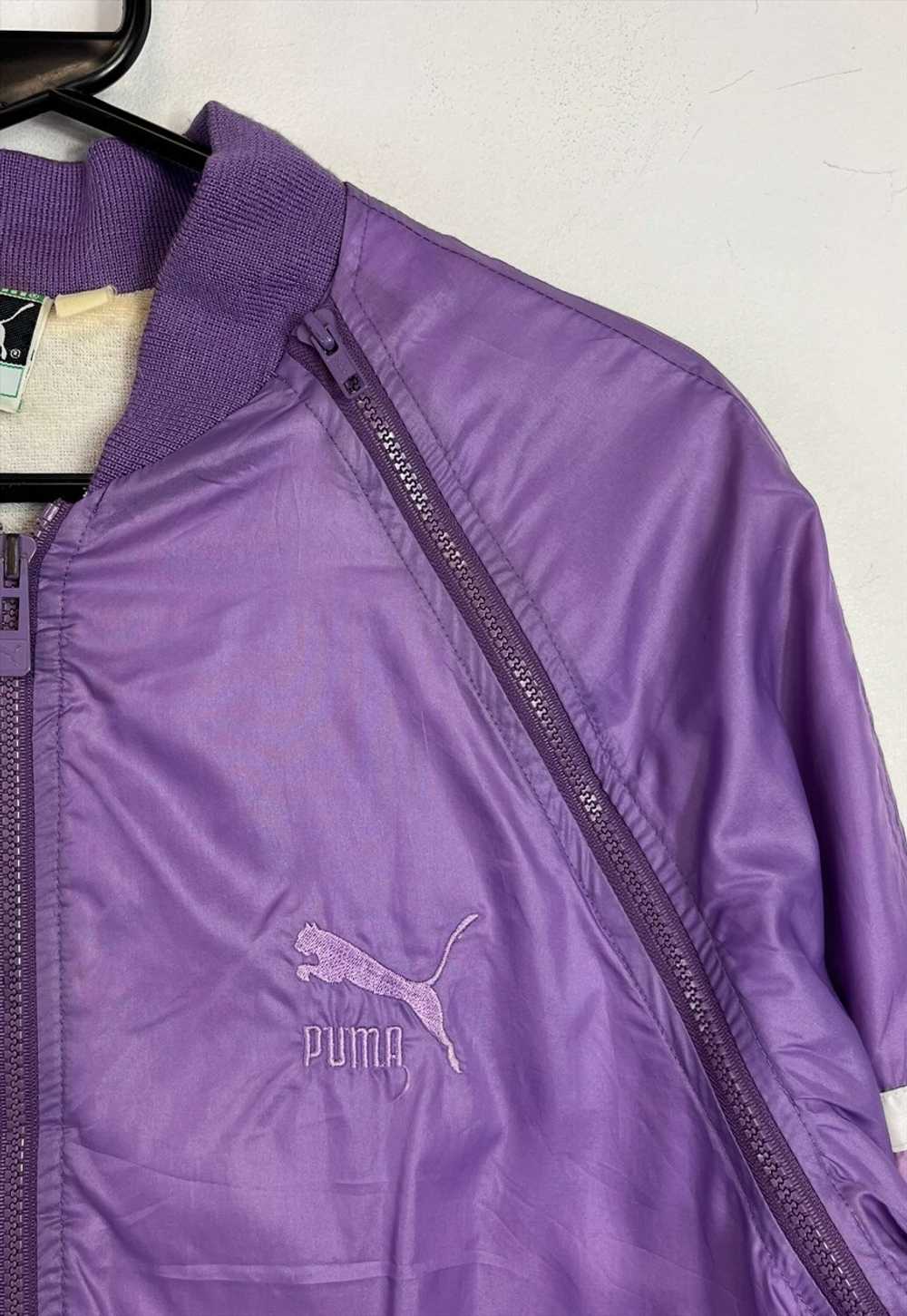 Vintage Puma Pink Bomber Jacket Windbreaker Women… - image 2