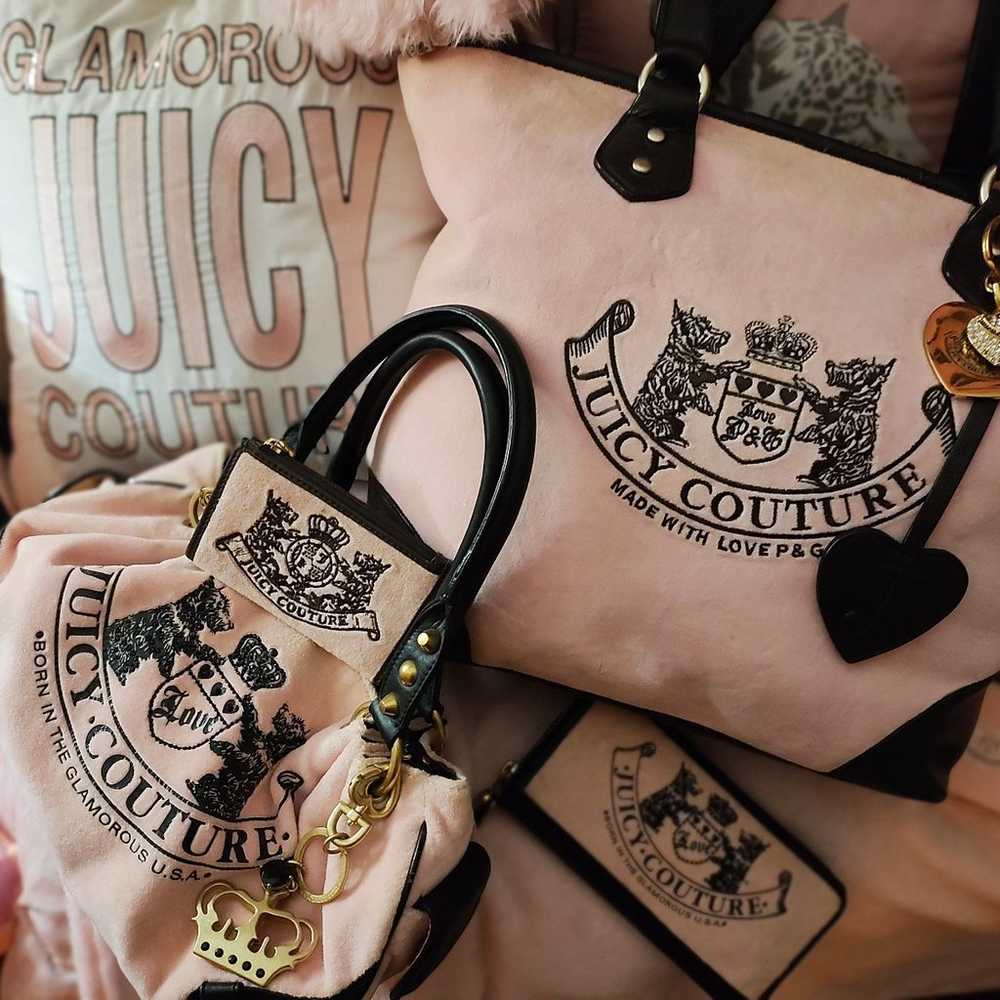 Juicy Couture Pink Scottie dog bags - image 1
