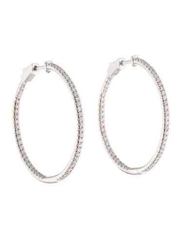 Earrings Rhodium-Plated 18K White Gold - image 1