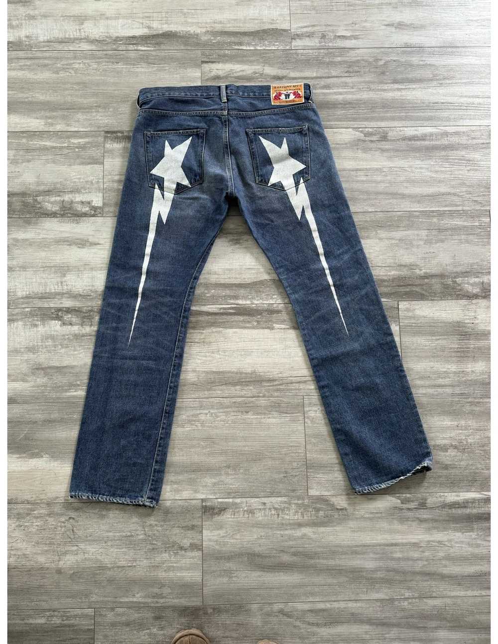 Bape Bape OG Bapesta Star Selvedge Denim - image 1