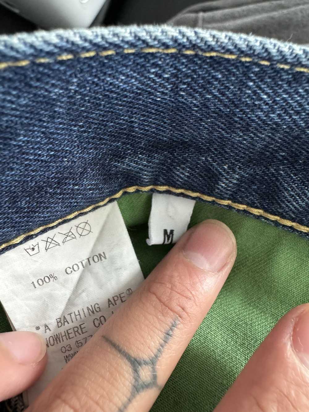 Bape Bape OG Bapesta Star Selvedge Denim - image 8