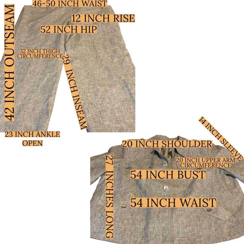 Non Signé / Unsigned Linen jumpsuit - image 10