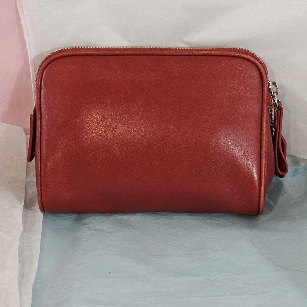 ☆SALE☆Vintage Red Coach Cosmetic Case 

- EUC - image 1