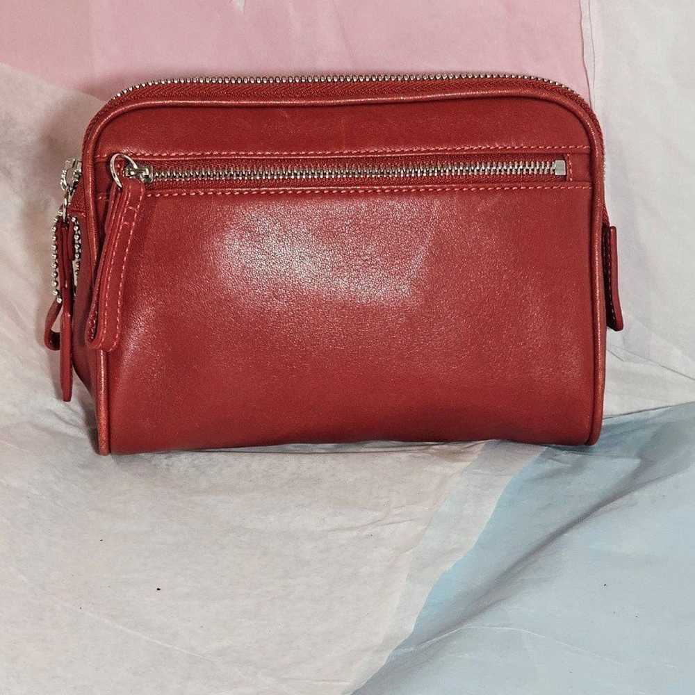 ☆SALE☆Vintage Red Coach Cosmetic Case 

- EUC - image 2