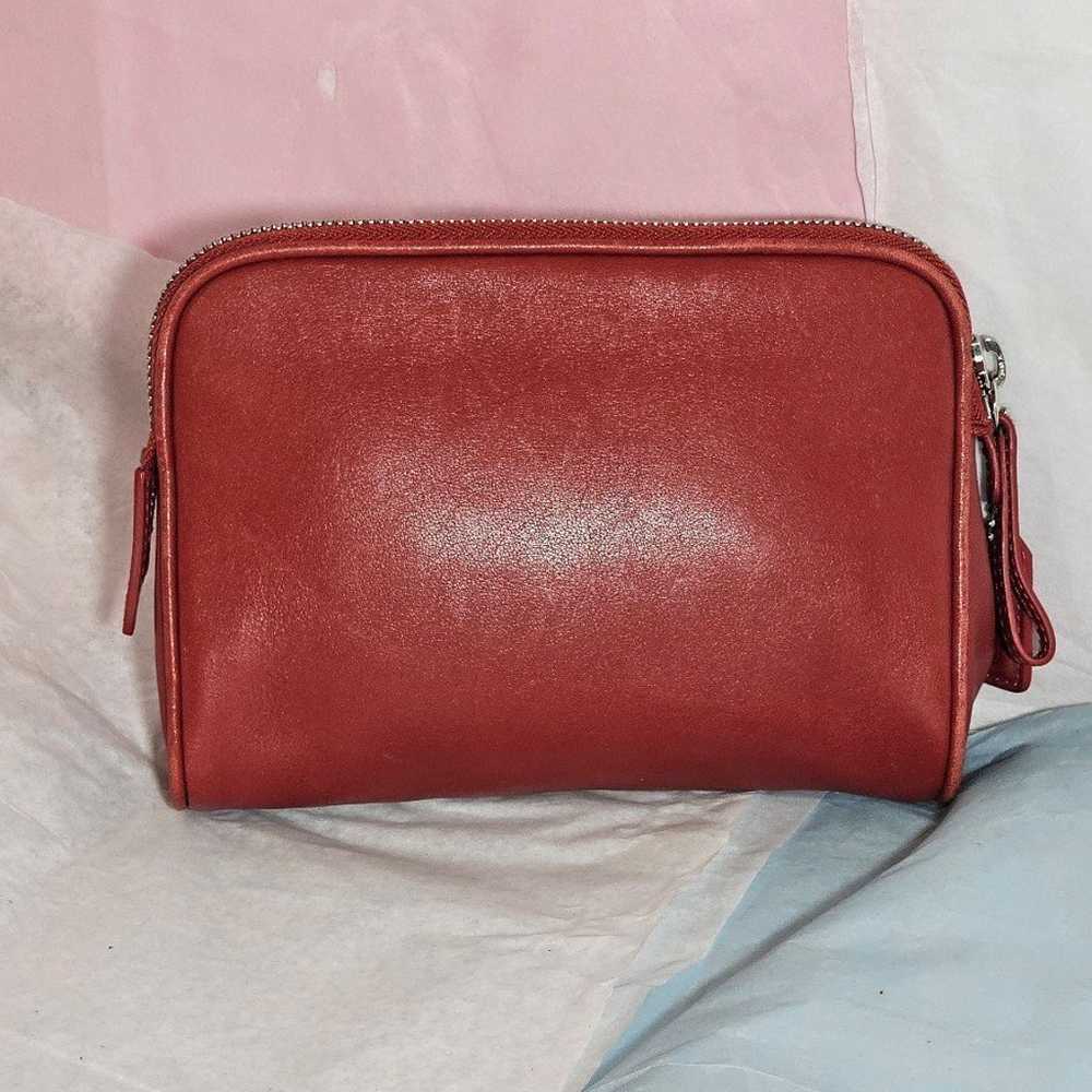 ☆SALE☆Vintage Red Coach Cosmetic Case 

- EUC - image 3