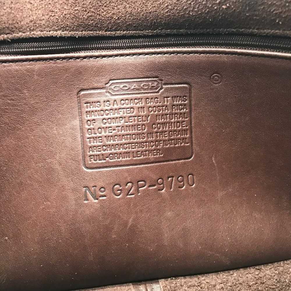 Coach Vintage Mahogany Brown Leather City Bag 9790 - image 12