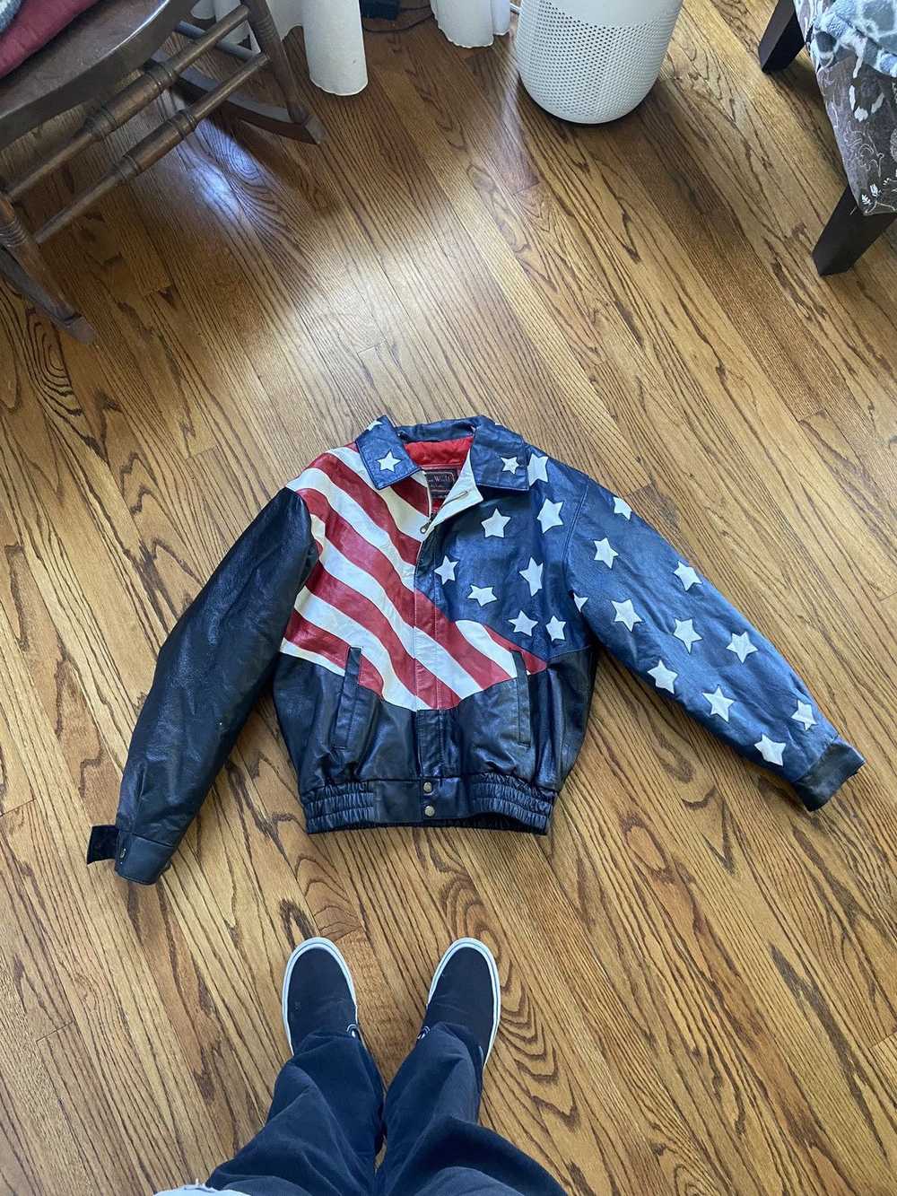 Vintage Vintage USA American leather jacket - image 2