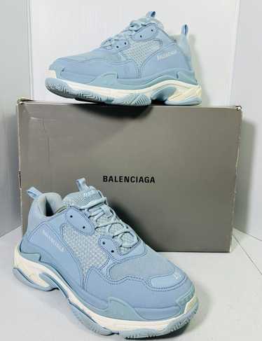 Balenciaga Triple S Sneakers in Light Blue