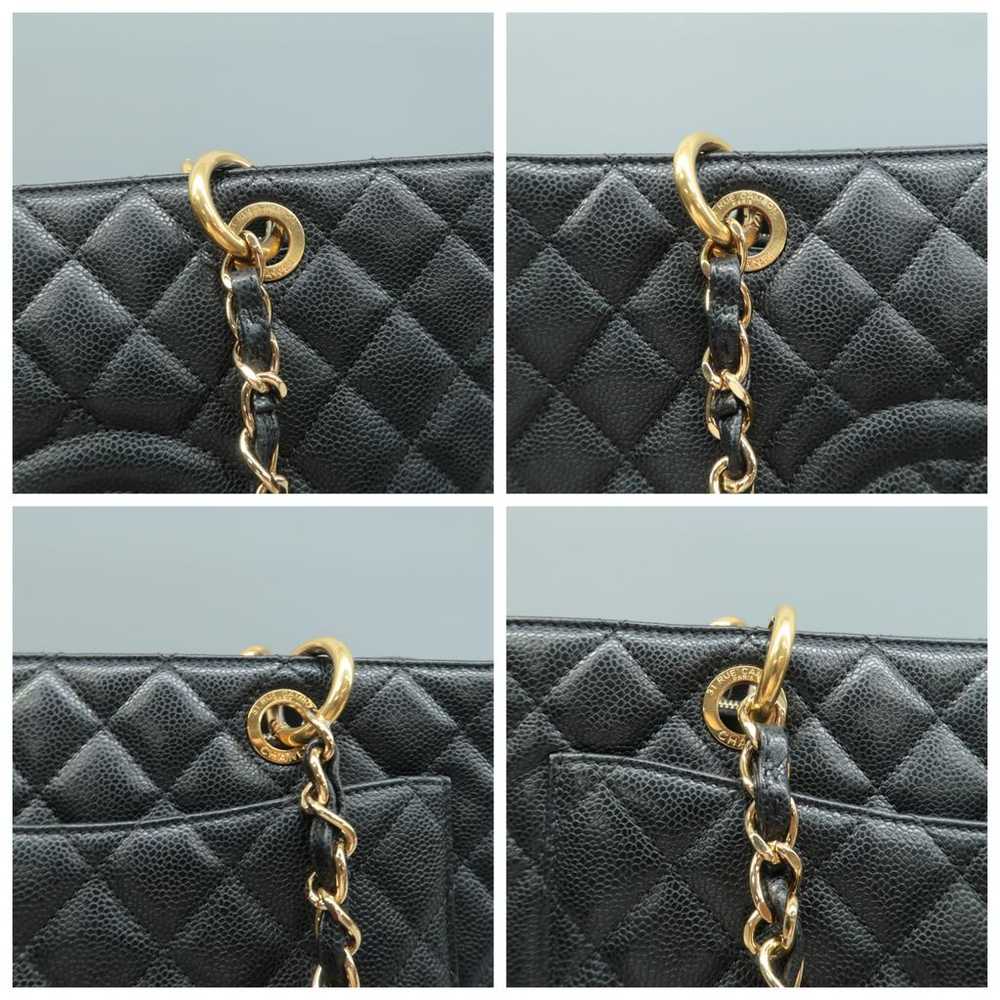 Chanel Grand shopping leather handbag - image 11