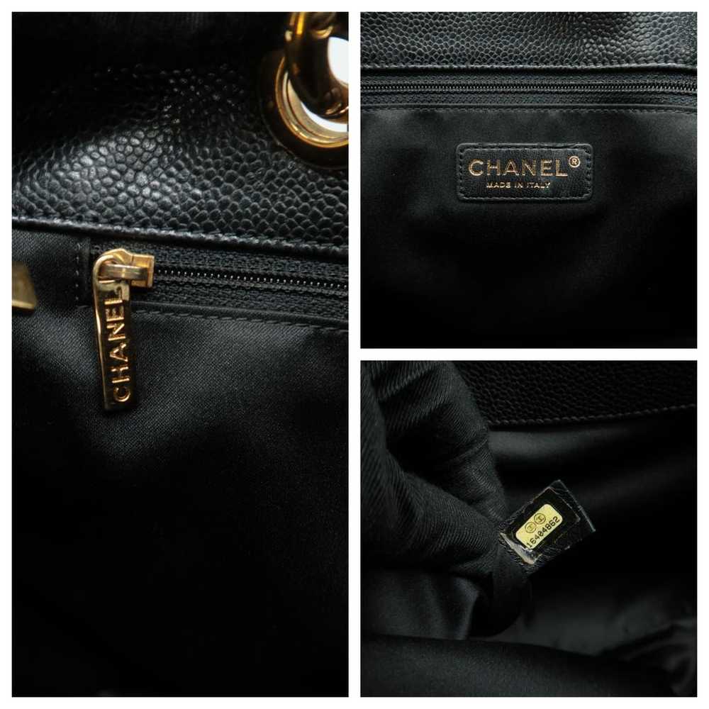 Chanel Grand shopping leather handbag - image 12