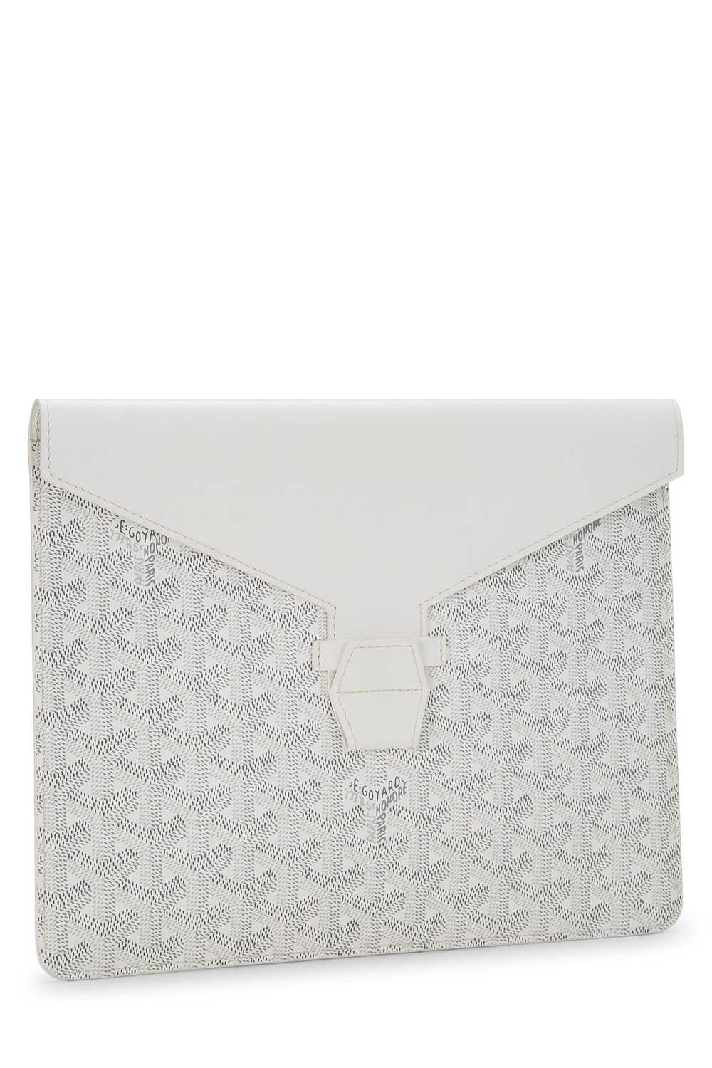 White Goyardine Canvas Camondo 2 Pouch MM - image 2