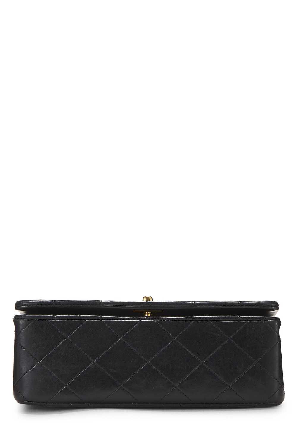 Black Quilted Lambskin Full Flap Mini - image 5