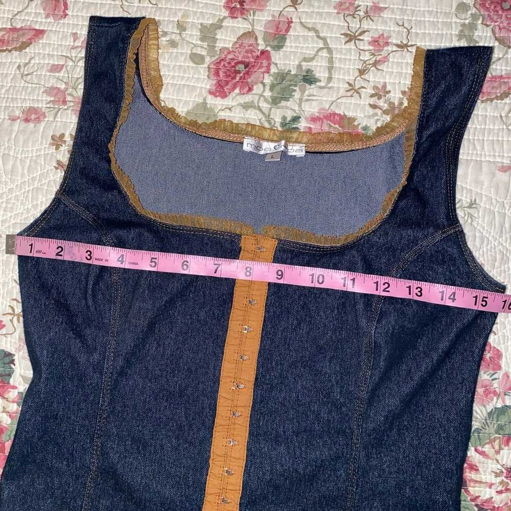 vintage corset style top - image 5