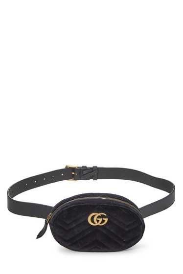 Black Velvet Marmont Belt Bag Mini