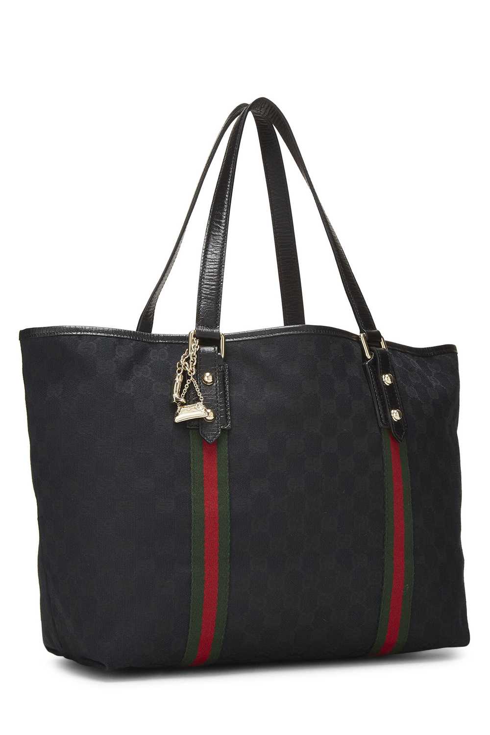 Black GG Canvas Jolicoeur Tote Large - image 2