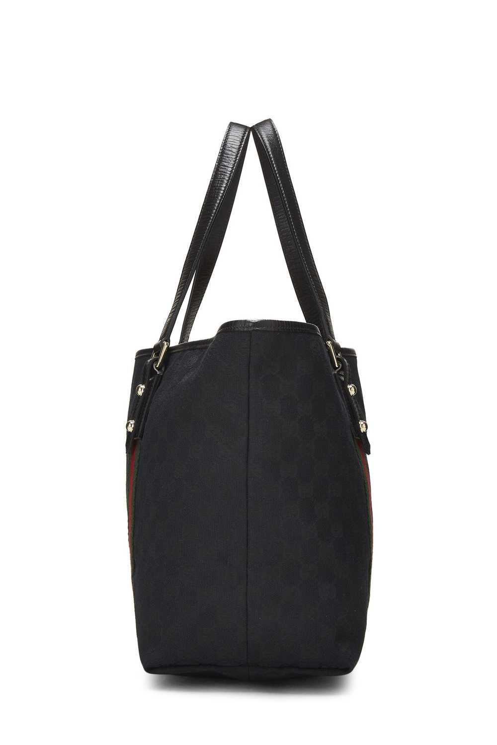 Black GG Canvas Jolicoeur Tote Large - image 3