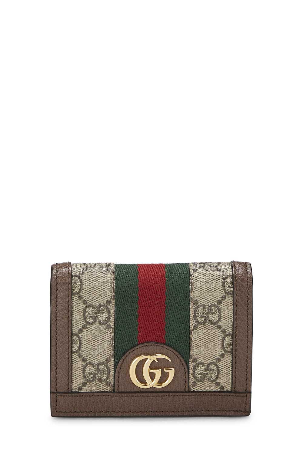 Original GG Supreme Canvas Ophidia French Wallet - image 1