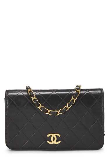 Black Quilted Lambskin Snap Full Flap Mini - image 1