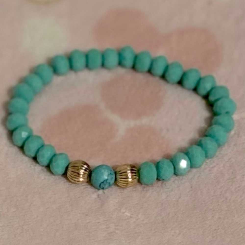 vintage genuine Turquoise Bracelet (MINT) - image 1