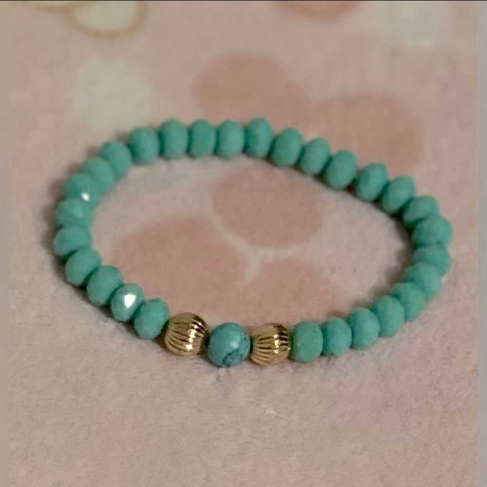 vintage genuine Turquoise Bracelet (MINT) - image 2