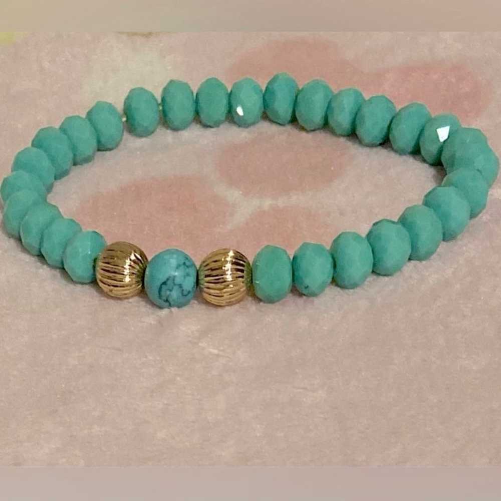 vintage genuine Turquoise Bracelet (MINT) - image 3