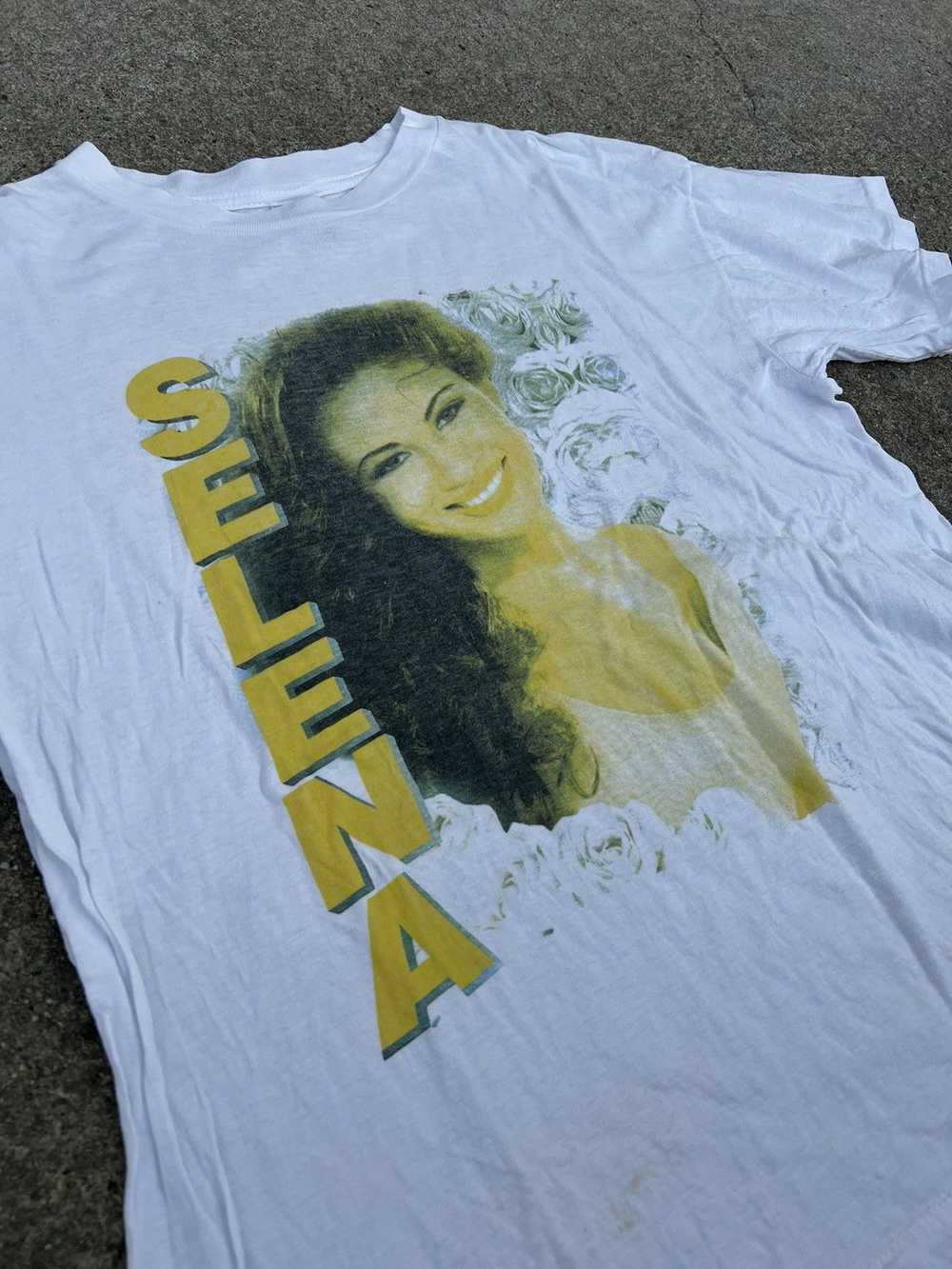 Band Tees × Rare × Vintage 90s Selena Rap Tee - image 2