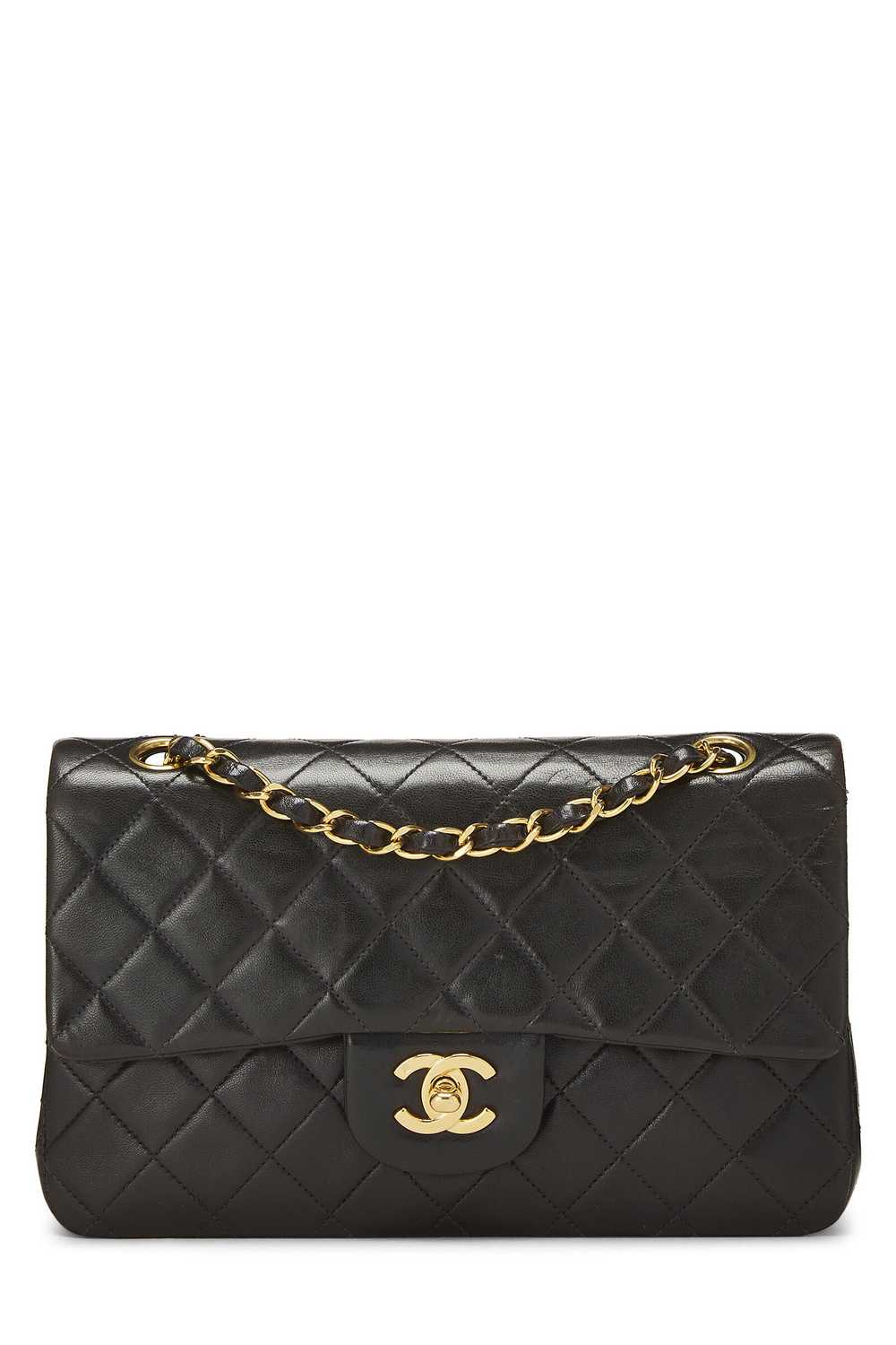 Black Quilted Lambskin Classic Double Flap Small - image 1