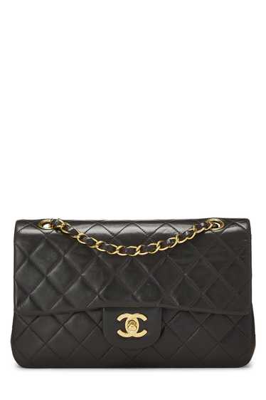 Black Quilted Lambskin Classic Double Flap Small - image 1