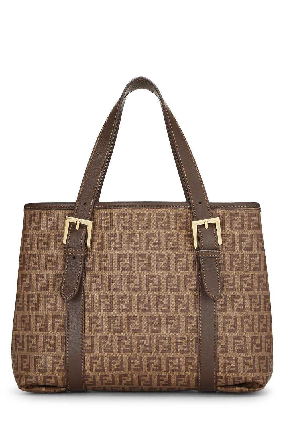 Brown Zucca Coated Canvas Handbag Small - image 1