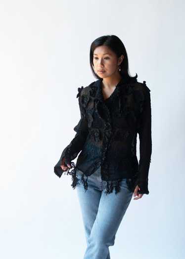 Pleated Black Shirt | Yoshiki Hishinuma